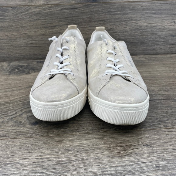 Remonte Soft Metallic Leather Lace Up Fashion Shoes Silver Women Size 41 US 9.5 - Picture 7 of 12